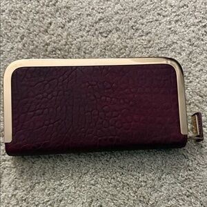 Elegant Burgundy Clutch Wallet
